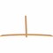 Ekena Millwork Bellingham Timber Gable Bracket, Western Red Cedar, 108"W x 63"H x 1 1/2"D x 3 1/2"F, 14/12 Pitch GBW108X63X0204BEL00SWR - alternate 3